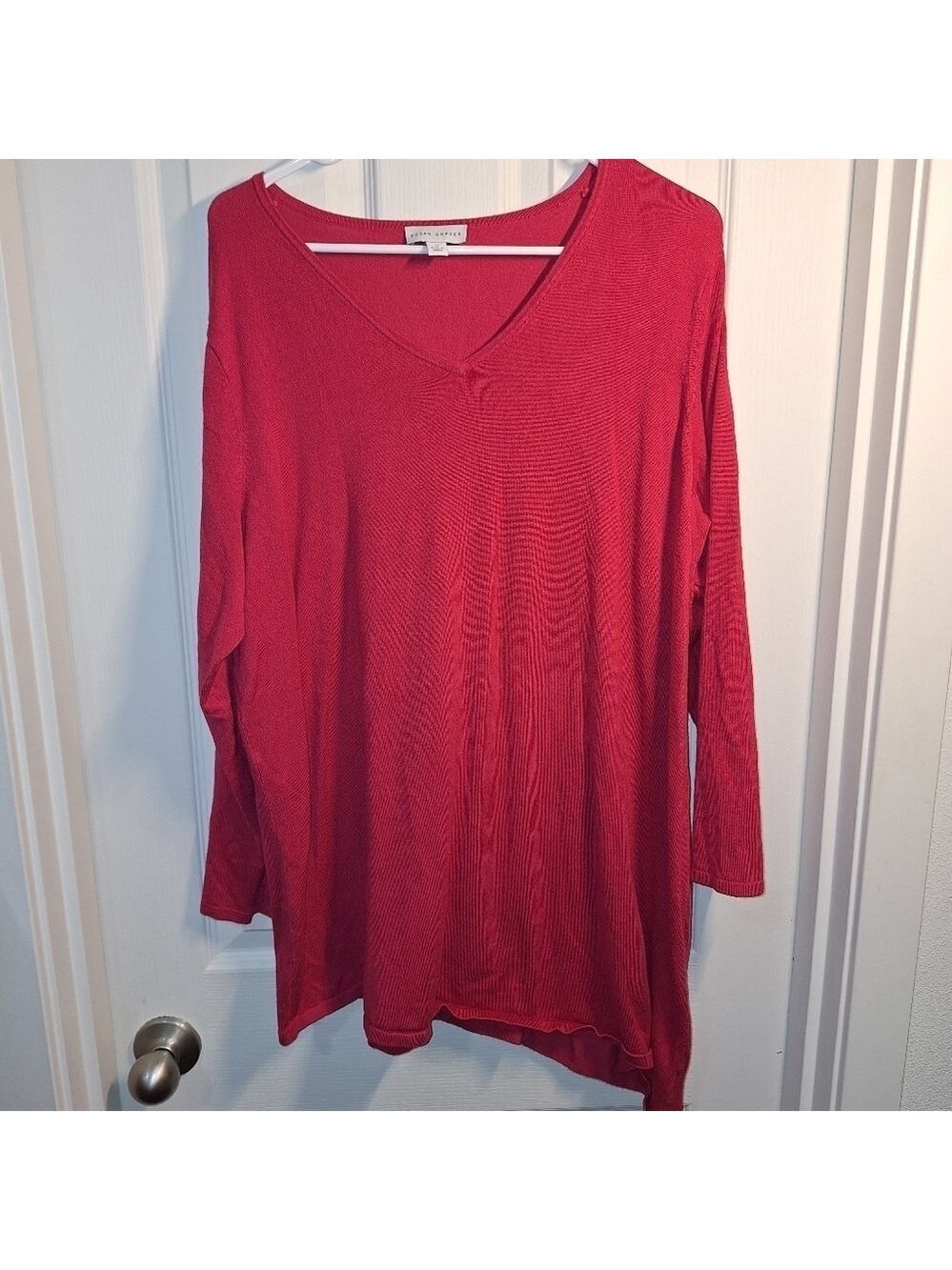 Susan Graver Pink Tunic Sweater 1X